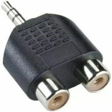Audio adapteris SBOX 3,5 mm male uz 2×3,5 mm femal
