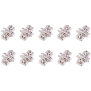 10 x Blum cross CLIP eņģes plāksne, 0 mm, fiksēta 