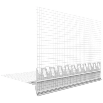 Lāsenis ar sietu EJOT PVC, 12.5x12.5cm, 200cm, bal