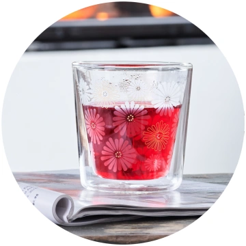Divsienu stikla glāze LYN "Amami" 250ml