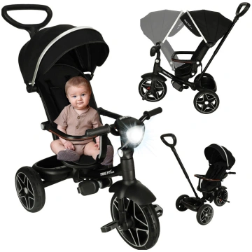 Trike Fix Elite, 2in1, melns, Nr.3883