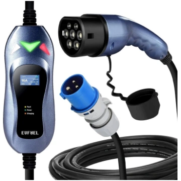 Mobilais EV lādētājs 3.6kW 16A EVFUEL Type 2 BCEV1
