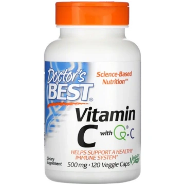 Doctor"s Best C vitamīns ar QC, 500 mg - 120 kapsu