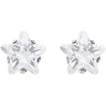 Studex Tiffany Cubic Zirconia star white earrings 