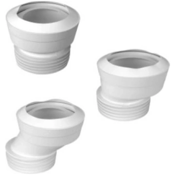 WC pieslēgums (elastīgs ar nobīdi) 90-110mm - Dike