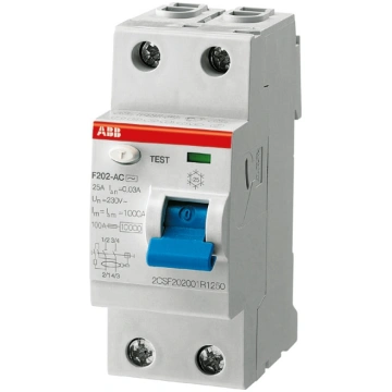 ABB noplūdes strāvas autom. slēdzis 2P 16A 10mA A-