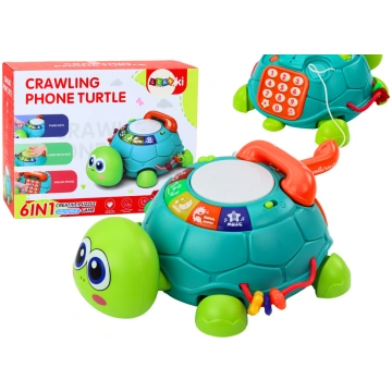 Rotaļu telefons, bruņurupucis Lean Toys Crawling P