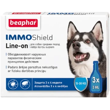 beaphar Repels ticks and fleas, IMMO SHIELD, LINE-