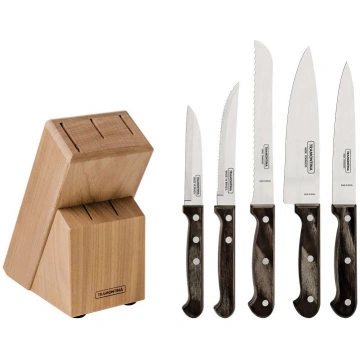 Tramontina Polywood 6-Piece Kitchen Knife Set with