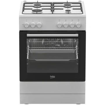 Beko FBE62120SWD gāzes plīts ar elektrisko cepeškr