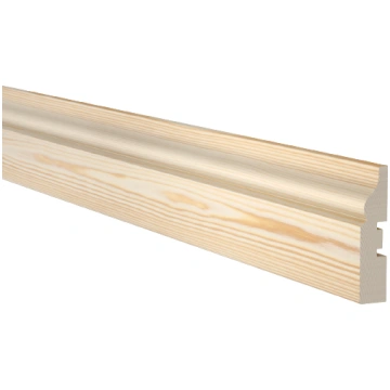 Grīdlīste 13x45x2400mm, masīvs, priede