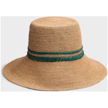 Jade Raffia Bucket Hat RagNBone
