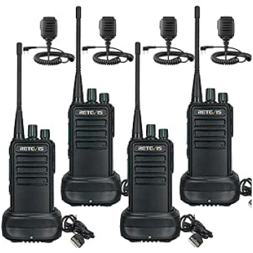 Retevis RB629 radio, PMR446 robusts rācijas, uzlād