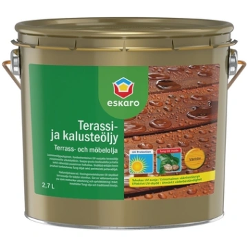 Aizsargeļļa koksnei ārdarb. Terassi ja Kalusteoljy