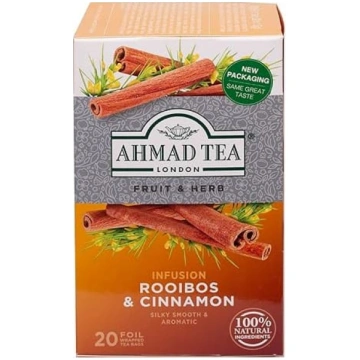Ahmad Tea Rooibos & Cinnamon – augļu un zāļu tēja 