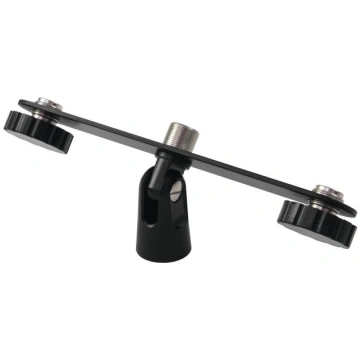 OMNITRONIC Microphone T-bar for 2 Microphones 6000