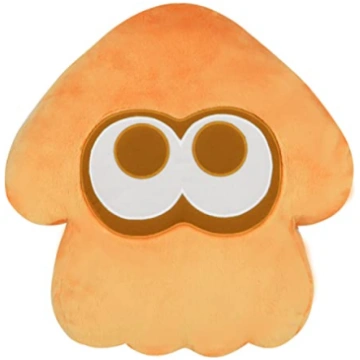 Nintendo store Splatoon3 Cushion Squid Orange Plus