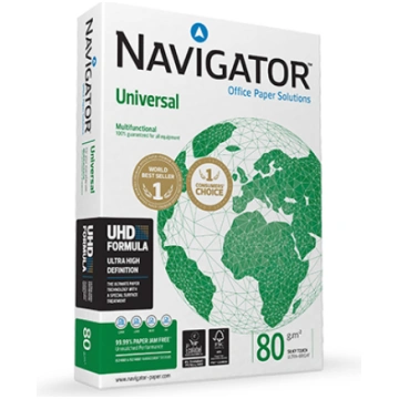 Papīrs NAVIGATOR UNIVERSAL A3 80g/m2, 500 loksnes/