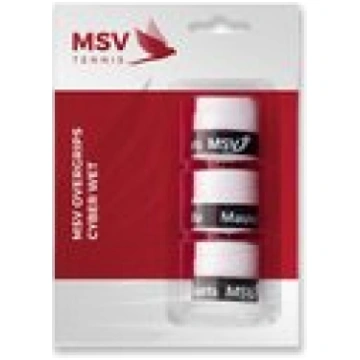 MSV Cyber Wet Overgrip white 3P