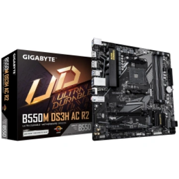 GIGABYTE B550M DS3H AC R2 Motherboard - AMD Ryzen 