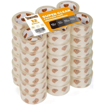 TAPEBEAR 36 paku lentes ruļļi Super caurspīdīga pa