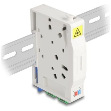 Delock Optical Fiber Connection Box for DIN rail w