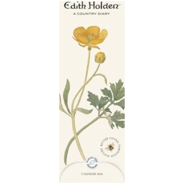 Edith Holden Country Diary Slim Calendar Bookshop