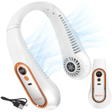 Pārnēsājams bezlāpstiņu kakla ventilators Ruhhy US