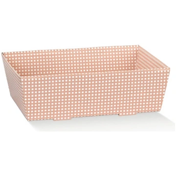 Peach Vichy Basket Casolaro Hotellerie