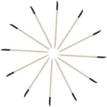 VICASKY Pack of 100 Double-Sided Wooden Sanding St