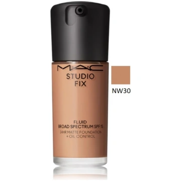 MAC Studio Fix Fluid SPF 15 matēts grima pamats - 