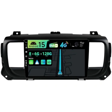 [Iebūvēts 4G DAB] - 6G + 128G - Auto radio Citroen