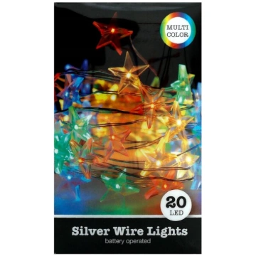 Ziemassvētku lampas 20 LED krāsainas Ziemassvētku 