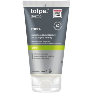 Topa Dermo Men. Pure, gboko oczyszczajcy el do myc