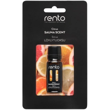 Saunas aromāts Rento Citrus, 10 ml Melna krās./Dze