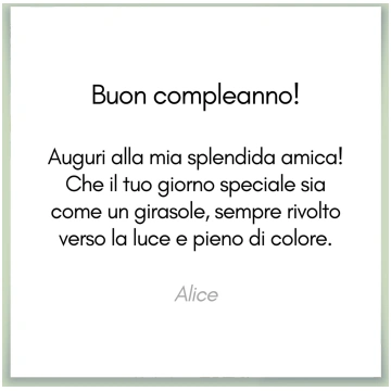 Biglietto d'auguri personalizzato per regalo 