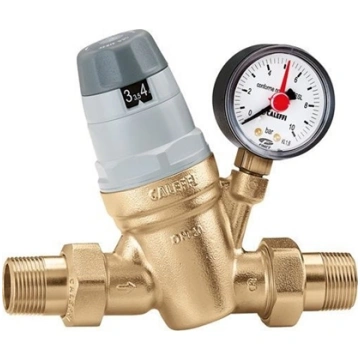 Caleffi Reduktor cinienia wody 1" z manometrem (53