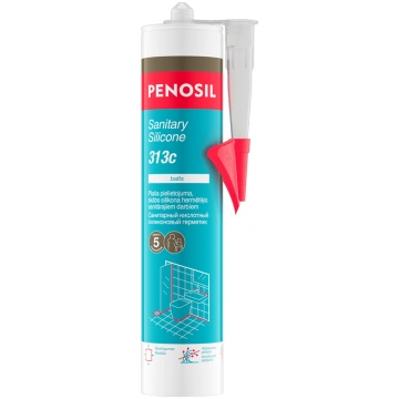 Silikona hermētiķis Penosil Sanitary Silicone 313c
