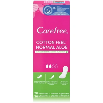 Carefree Cotton Feel Normal Aloe Vera sieviešu hig