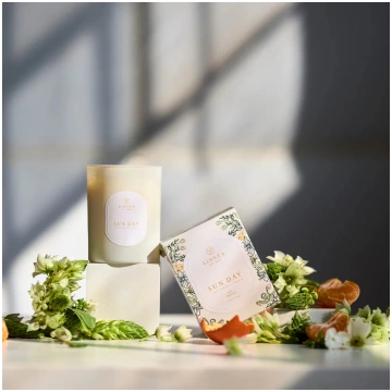 Linnea's Lights Double Wick Candle Sun Day
