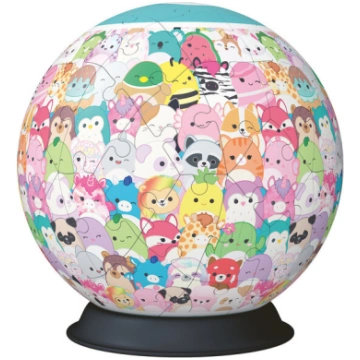 3D puzles bumba Squishmallows, 72 gab. Ravensburge