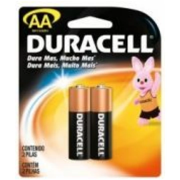 DURACELL Baterijas AA Alkaline 2pack Peles
