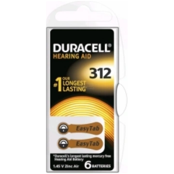 Baterija Duracell Hearing Aid 312 (A312) (40437521