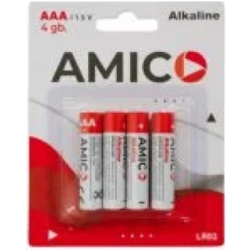 AMICO AAA (9141793) 4pcs Baterijas 9141793-AMICO