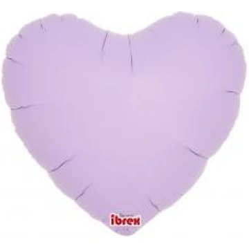 Balons folija 35cm Sirds pastel lavander bez iepak