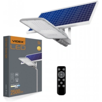 VIDEX LED ielu un parku leterna ar saules enerģiju