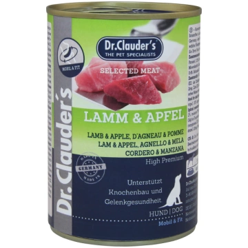 Dr.Clauder´s Lamb&Apple, konservi suņiem, 400g, Dr
