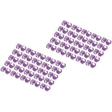 DIGITUS Color clips for Patch cable, Violet | Digi