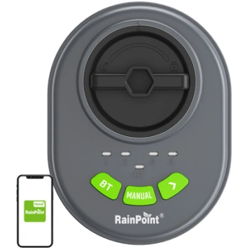 RainPoint 4-zone sprinkler controller with app, Bl