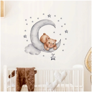 Sienas uzlīme ROOM Decor SIPO-WS63037 — lācītis gu